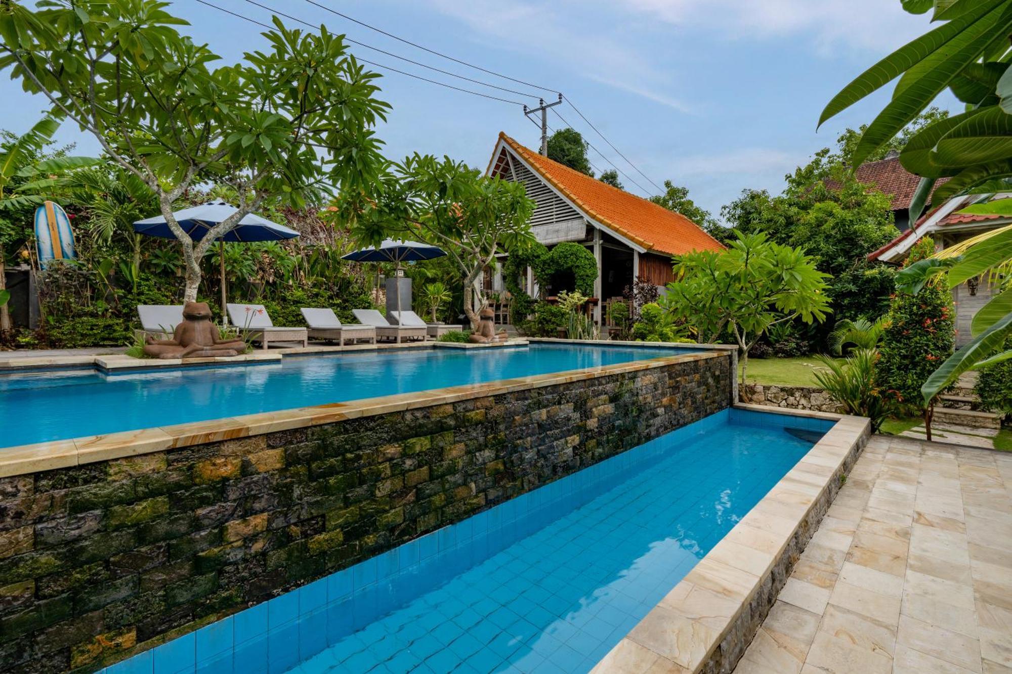 Le Biu Garden View Hotel Lembongan Exterior foto