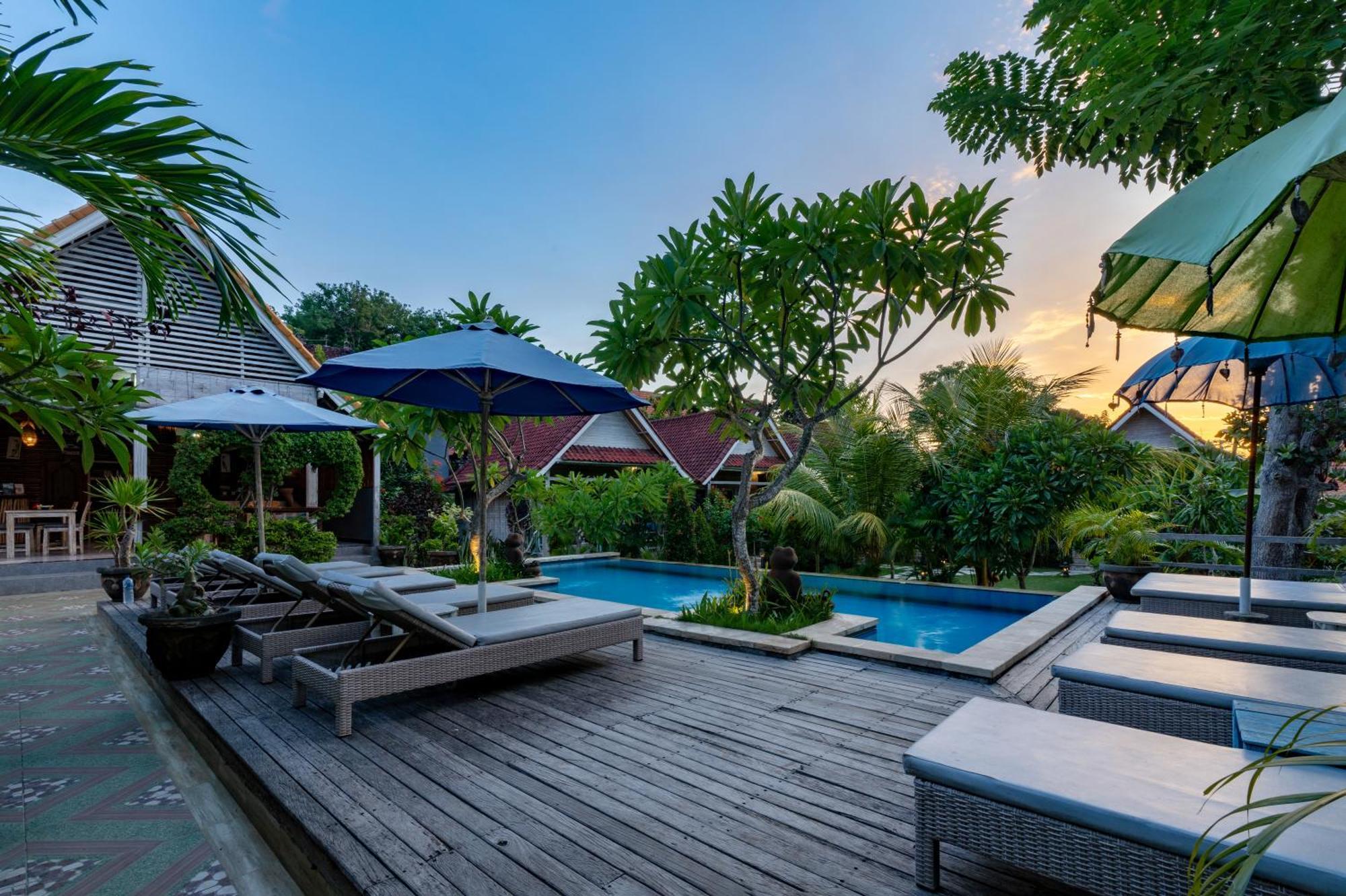 Le Biu Garden View Hotel Lembongan Exterior foto