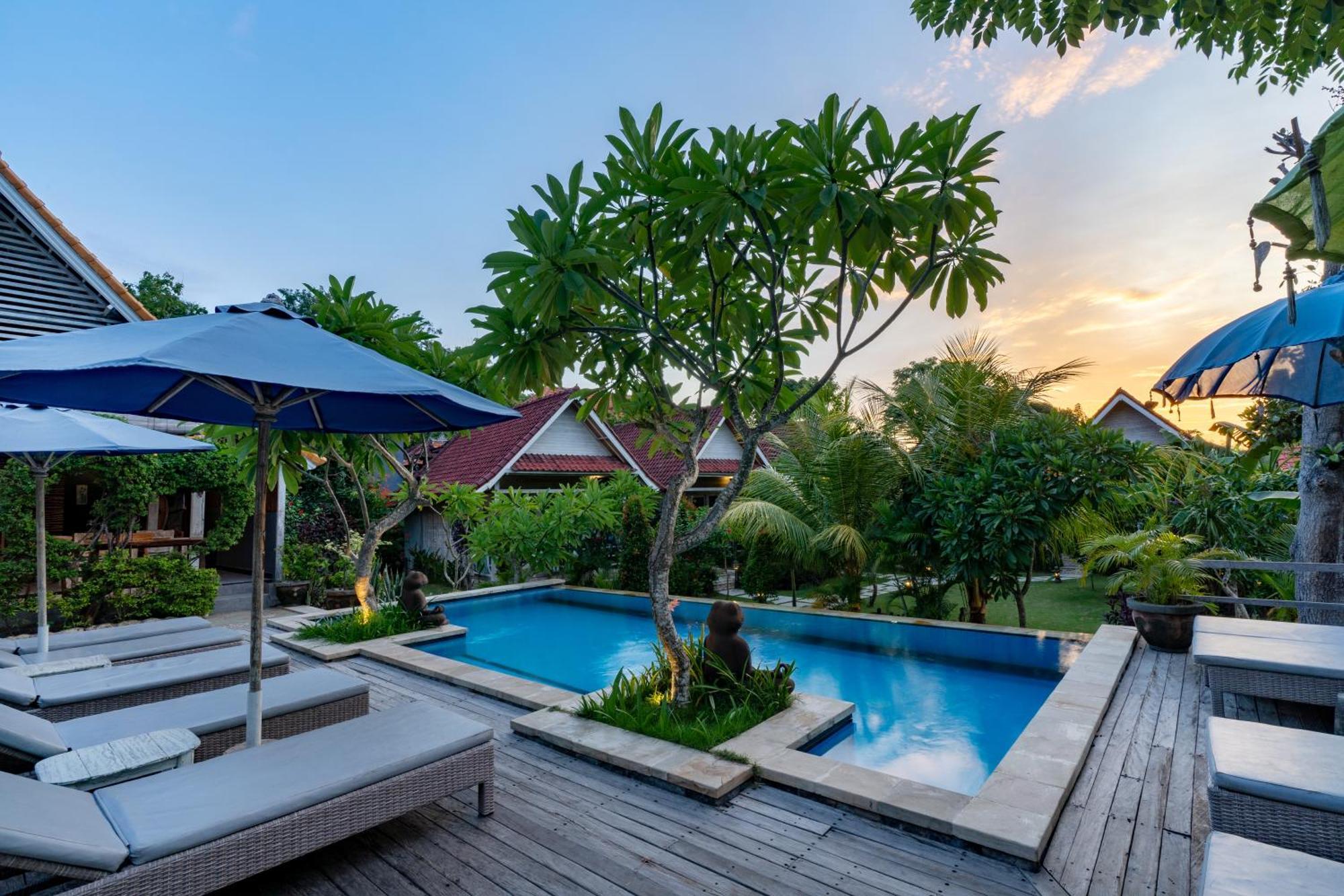 Le Biu Garden View Hotel Lembongan Exterior foto