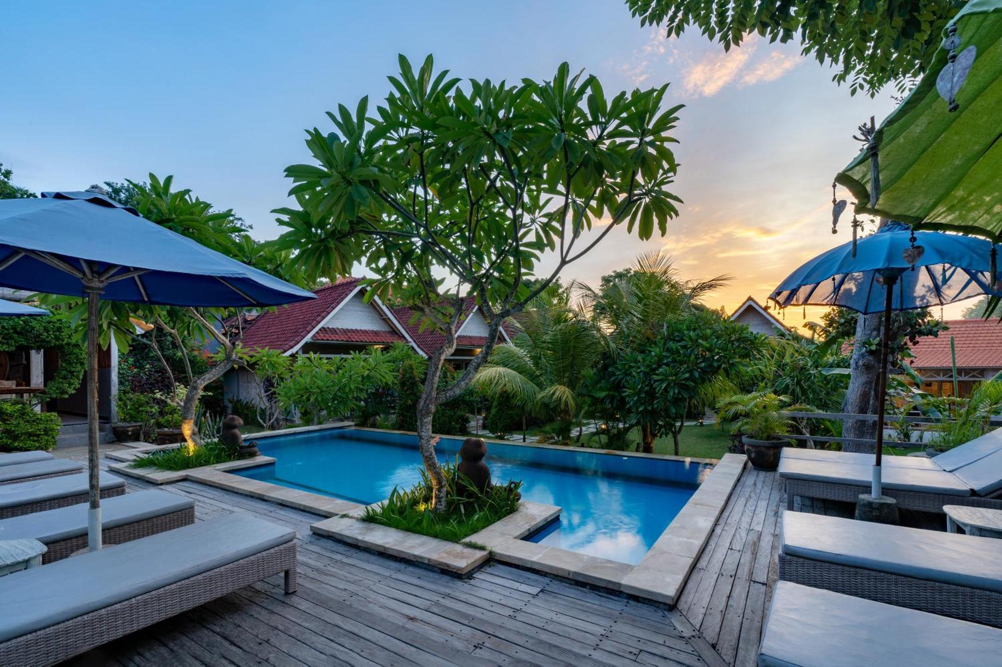 Le Biu Garden View Hotel Lembongan Exterior foto
