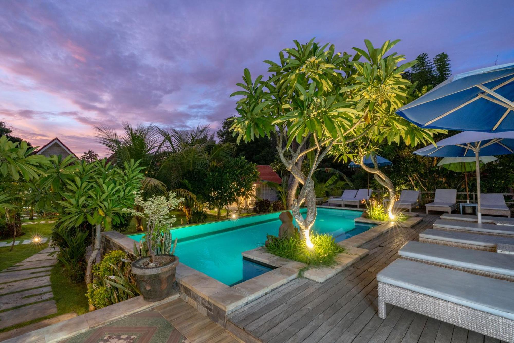 Le Biu Garden View Hotel Lembongan Exterior foto
