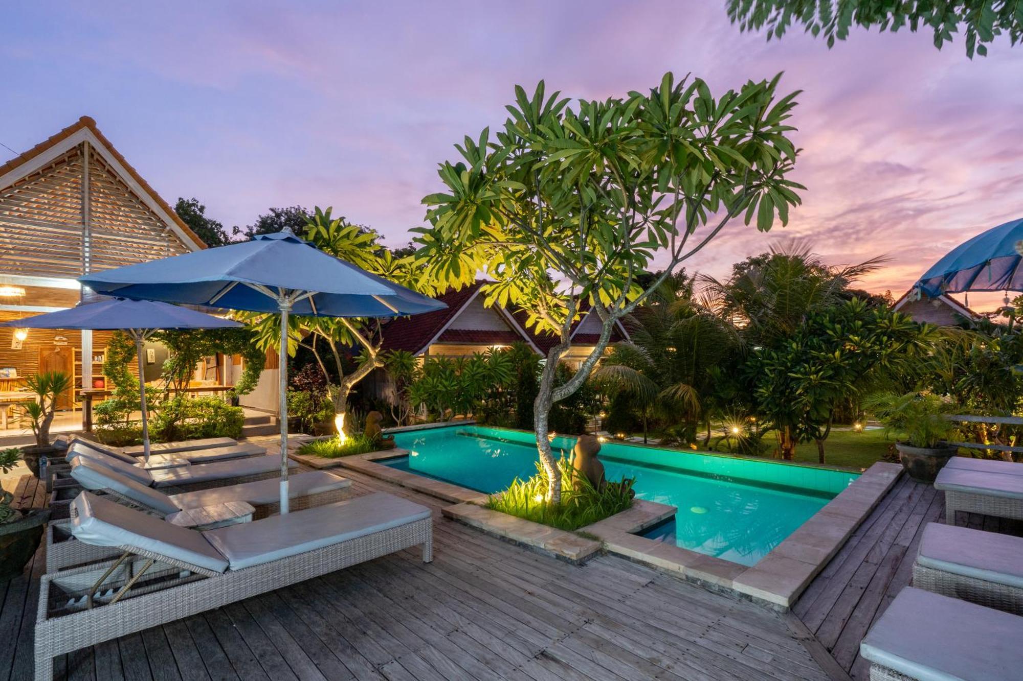 Le Biu Garden View Hotel Lembongan Exterior foto